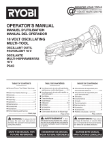 Ryobi P343B-PSK005 Manual de usuario