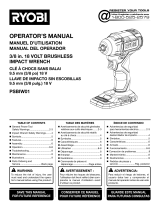 Ryobi PSBIW01B El manual del propietario