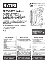 Ryobi P317-P305 Manual de usuario