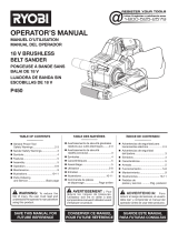 Ryobi P450 El manual del propietario