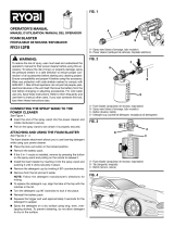 Ryobi RY3112FW Manual de usuario