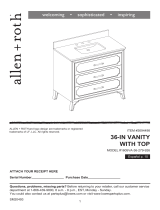 Allen + Roth 1605VA-36-279-926 Guía de instalación