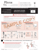Pfister LF-049-MCCC Guía de instalación