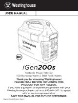 Westinghouse IGEN200S Manual de usuario
