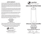 pureguardian H3200WAR Manual de usuario