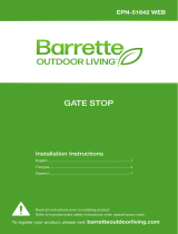 Barrette Outdoor Living 73025511 Instrucciones de operación