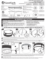 Good Earth Lighting FL1242-BK2-11LF1-G Guía de instalación