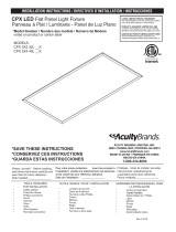 Lithonia Lighting CPX2X440L40KNODIMCP2 Guía de instalación
