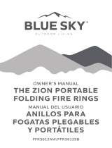 Blue Sky Outdoor Living Zion Portable FFR3612SB El manual del propietario