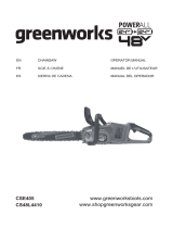 Greenworks CS48L4410 Instrucciones de operación