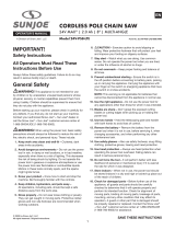 Sun Joe 24V-PS8-LTE El manual del propietario