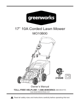 Greenworks MO10B00 Manual de usuario