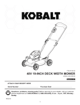 Kobalt KM 4040-06 Instrucciones de operación