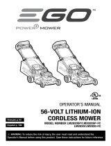 Ego Power+ 3001614 Manual de usuario