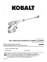 Kobalt KPC 2040-06 40V Cordless Handheld Power Cleaner Manual de usuario