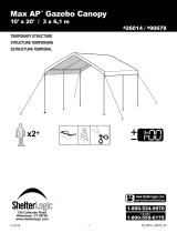 ShelterLogic 26014 Guía de instalación