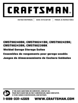 Craftsman CMST98240BK Welded Garage Storage Suites Manual de usuario