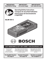 Bosch GLM 50 CX Manual de usuario