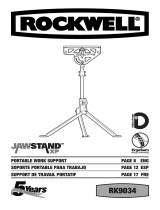 Rockwell JawStand XP Portable Work Support Stand Manual de usuario