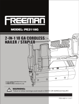 Freeman PE2118G Manual de usuario