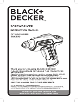 BLACK+DECKER BDCS50C Manual de usuario