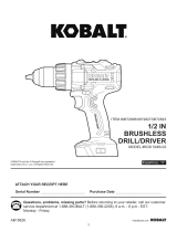 Kobalt KDD 1424A-03 Manual de usuario