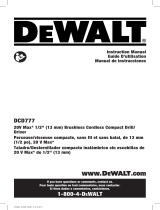 DeWalt DCD777C2 Instrucciones de operación