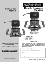 Porter Cable 7519 Manual de usuario