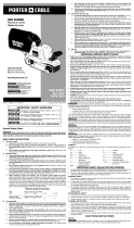 Porter Cable 362V Manual de usuario