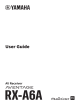 Yamaha RX-A6A Guía del usuario