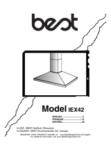 BEST Range Hoods IEX42 Manual de usuario