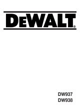 DeWalt DW937 Manual de usuario