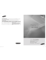 Samsung PN50B450B1D Manual de usuario