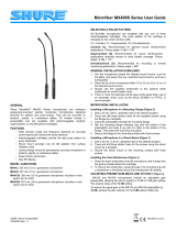 Shure Microflex MX400 Series Manual de usuario