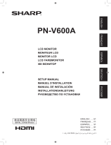 Sharp PN-V600A El manual del propietario