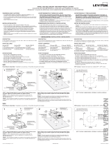 Leviton WP2-YL Instruction Sheet