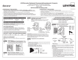 Leviton 6674-P0W Instruction Sheet