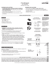 Leviton USB4P-W Instruction Sheet