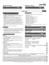 Leviton DMXSM-H18 Guía del usuario