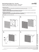 Leviton WM2B-GY Guía de instalación