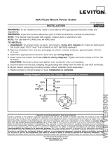 Leviton 278-PM Instruction Sheet