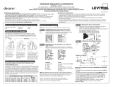 Leviton DS710-10Z Instruction Sheet