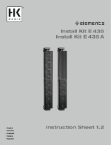 HK Audio E 435 A INSTALL KIT Manual de usuario