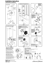 American Standard TU612507.243 Guía de instalación