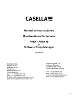 Casella APEX Personal Sampling Pump Manual de usuario