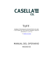 Casella TUFF Personal Sampling Pump Series Manual de usuario