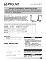 Greenheck 474909 MAC Mobile Tiltable Carriage Kit Instrucciones de operación