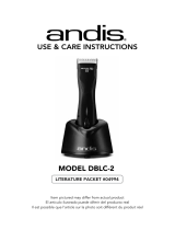 Andis DBLC-2 Guía del usuario