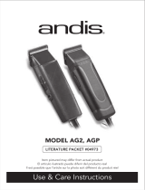 Andis AG2 Guía del usuario