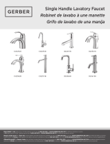 Gerber Parma Single Handle Lavatory Faucet Manual de usuario